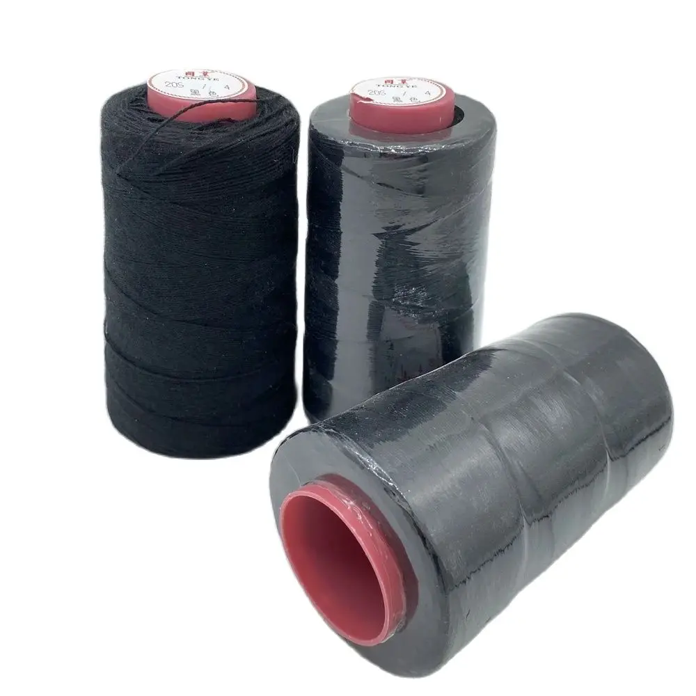 25 Stück C-Nadeln mit Geschenk, 1 Rolle, schwarzer Baumwollfaden, Webfaden, Haarwebfaden