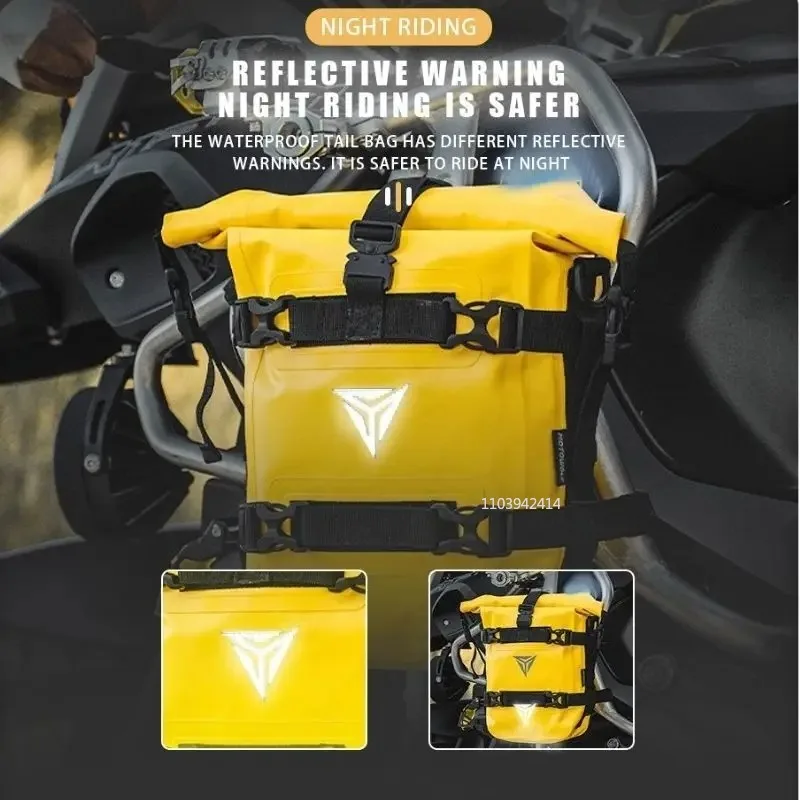 Motowolf Waterproof Motorcycle Frame Crash Bars Bag Universal Side Bumper Bag Backpack Luggage Moto Repair Tool Placement Bag view 4