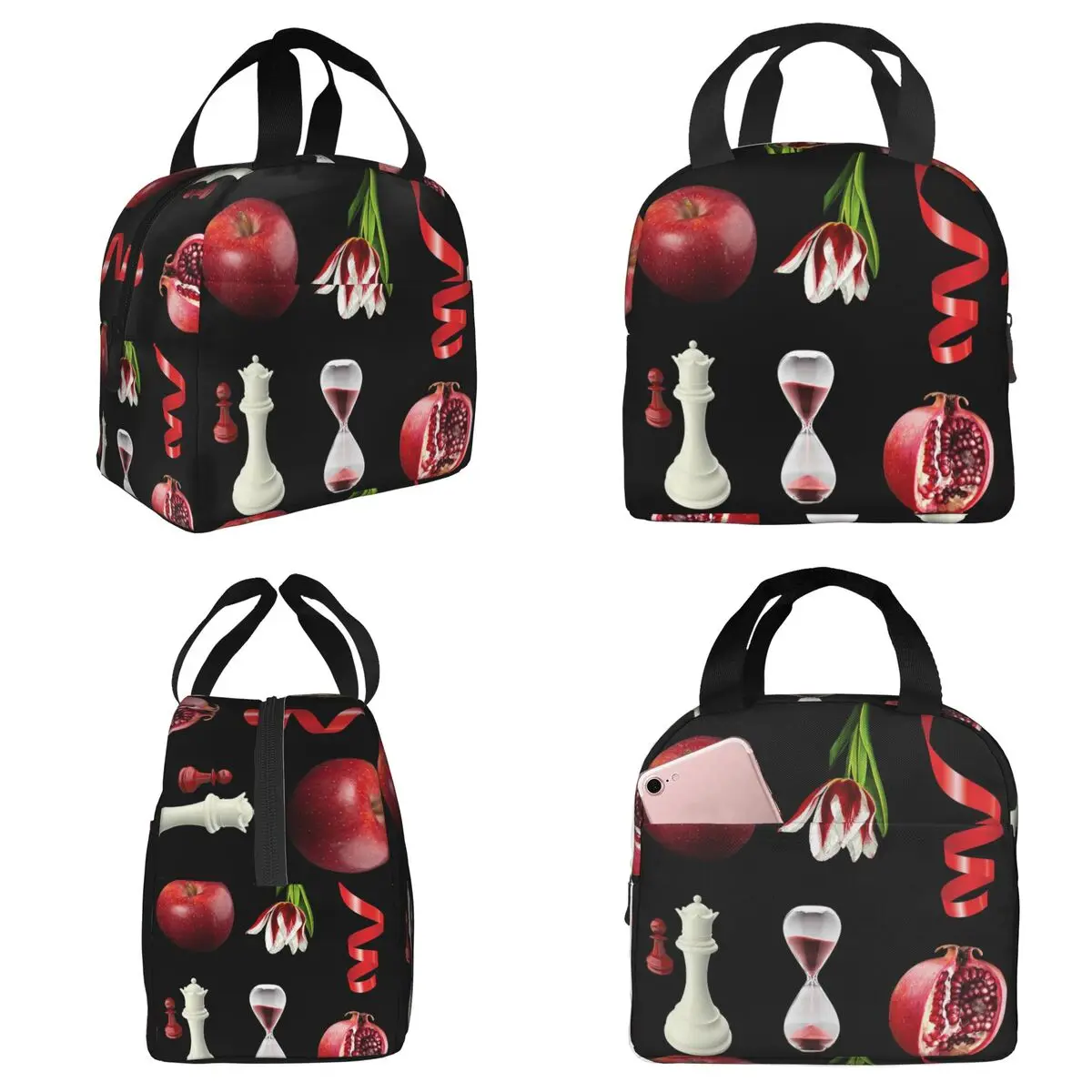 Twilight Book Cover Inspired Artistic Photos Insulated Lunch Bag for Women Office Cooler Thermal Food Box Tote Lunch Boxes