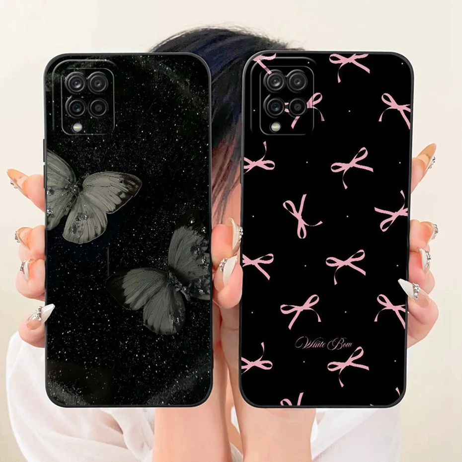 삼성 갤럭시 A12 M12 SM-A125F A127F에 대한 새로운 패션 전화 케이스 삼성 A12 커버 범퍼에 대한 부드러운 실리콘 충격 방지 케이스