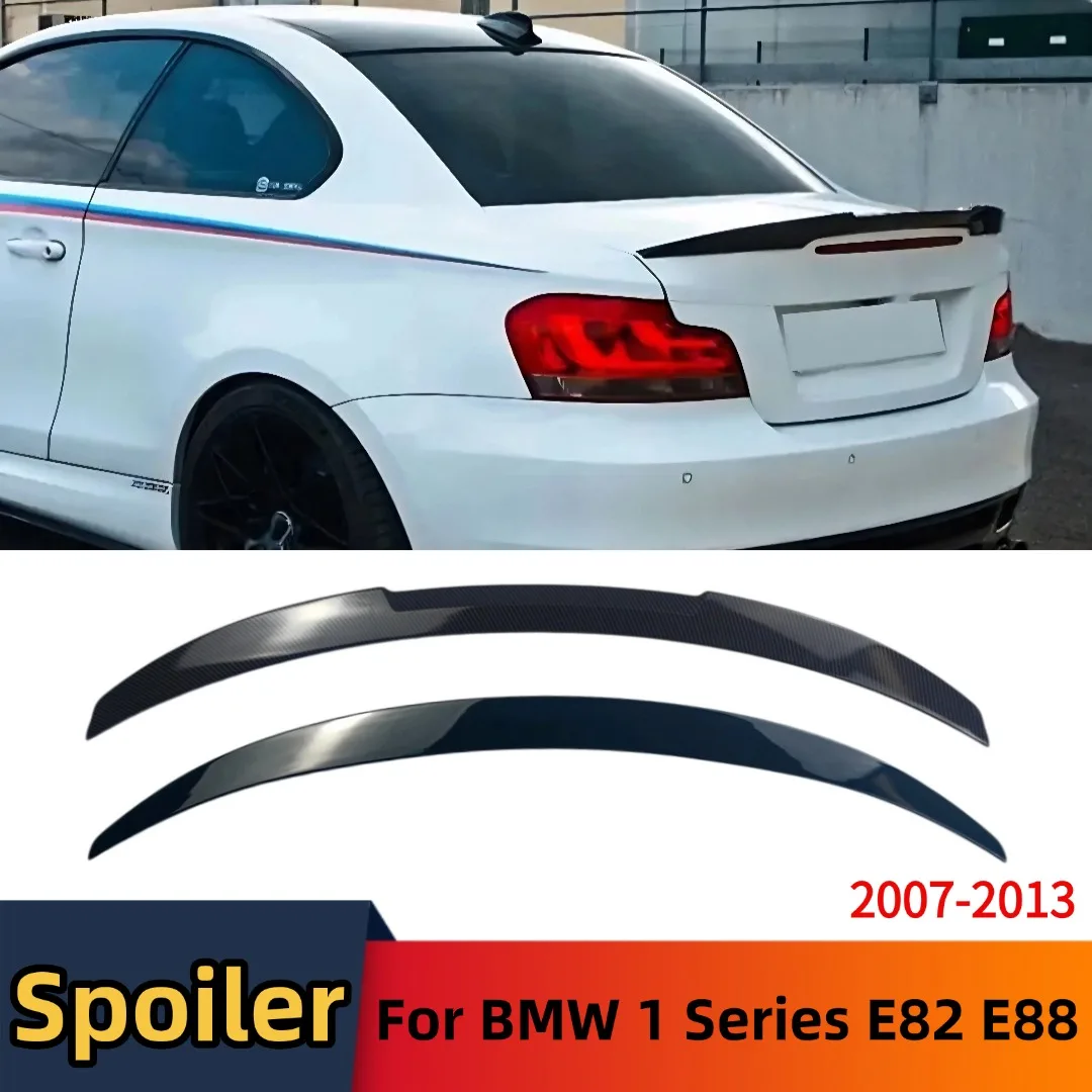 

For BMW 1 Series E82 E88 2007-2013 Air Dam Deflector Boot Lip Rear Spoiler Wing Car Styling Parts Tuning Accessories Body Kit
