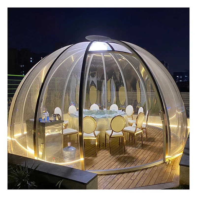 

Outdoor net celebrity star empty room transparent spherical pc bubble house glass room winter landscape crystal house dome sun