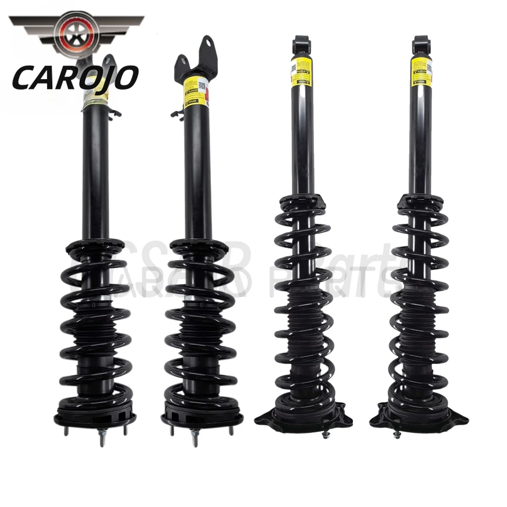 1X Front & Rear Shock Absorber Struts w/ Coil Spring For Tesla Model S 2011-2016 1015619-00-A 1015619-00-B 1015620-05-B