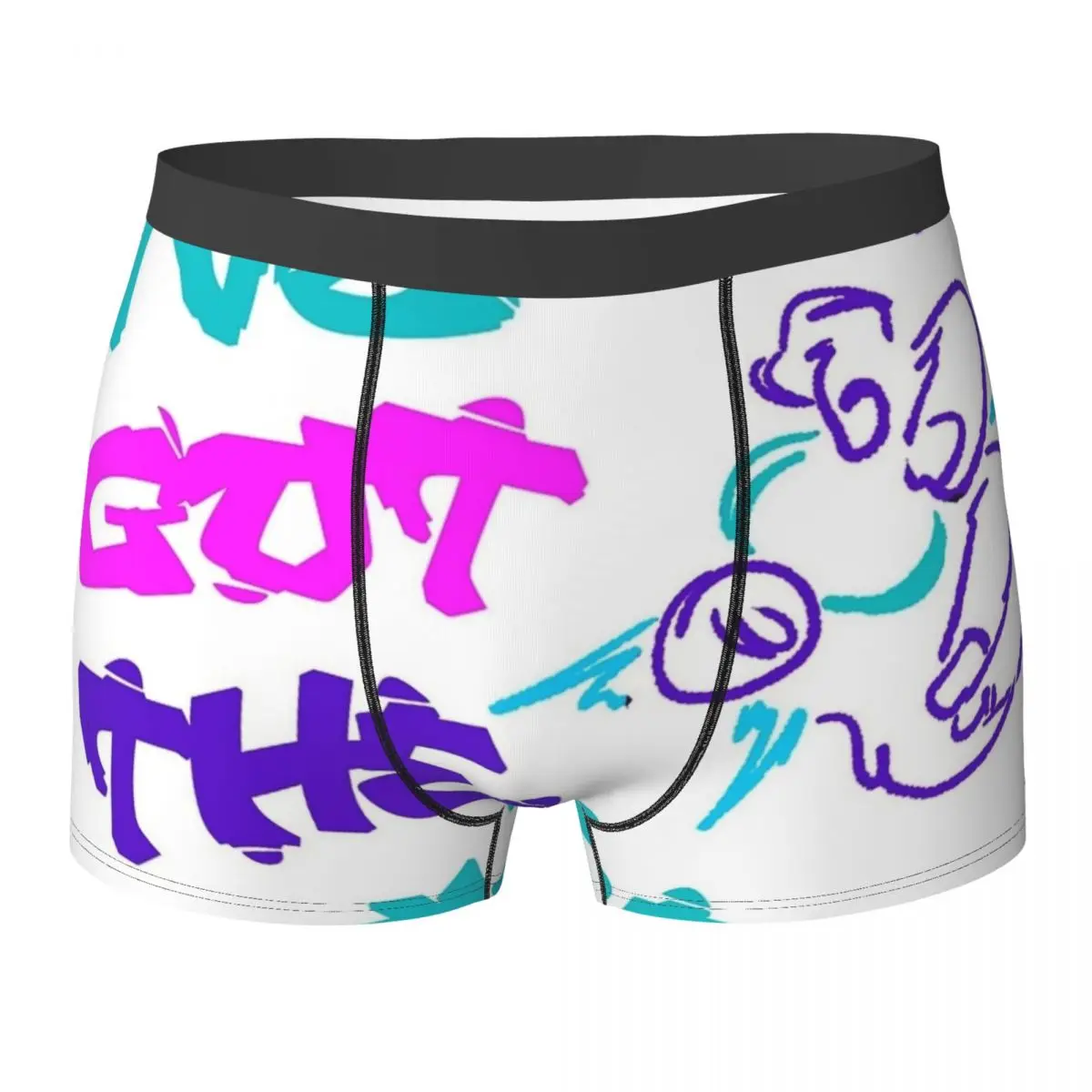 

Лидер продаж, нижнее белье Arcane League Of Legends, мужские шорты с героями мультфильмов, эластичный багажник, трусы большого размера с горячим принтом