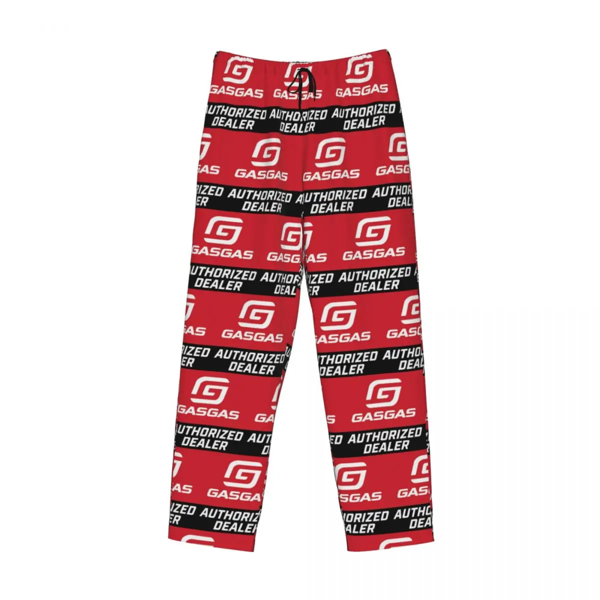 Custom GasGas Motorcycle Mountain College Pajama Pants Men Sleepwear Sleep Lounge Bottoms with Pockets