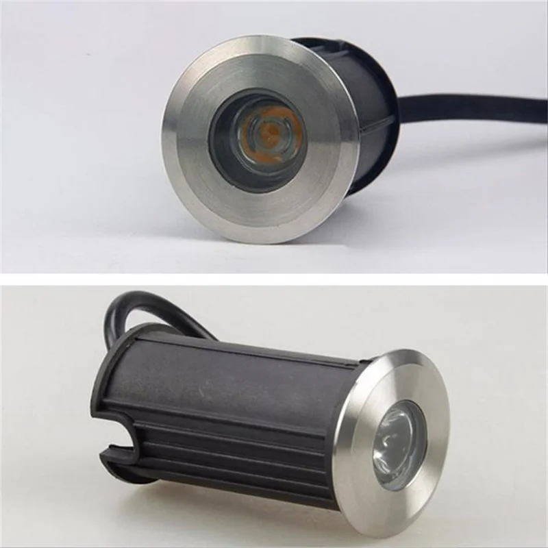 

1W3W Small buried light embedded waterproof 24V stainless steel step light LED underwater atmosphere buried light IP68