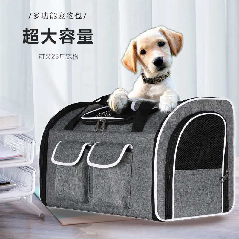 

Fashionable Lightweight Dog Carrier Bag for Pets Portable Cat Carrier Backpack Multi-Functional Large Capacity Pet Travel Bag