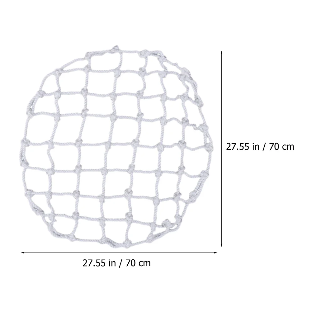 Red anticaída para cubrir bien, malla de seguridad redonda, protección resistente, inspección de alcantarillado, red protectora duradera para tráfico, 4 Uds.