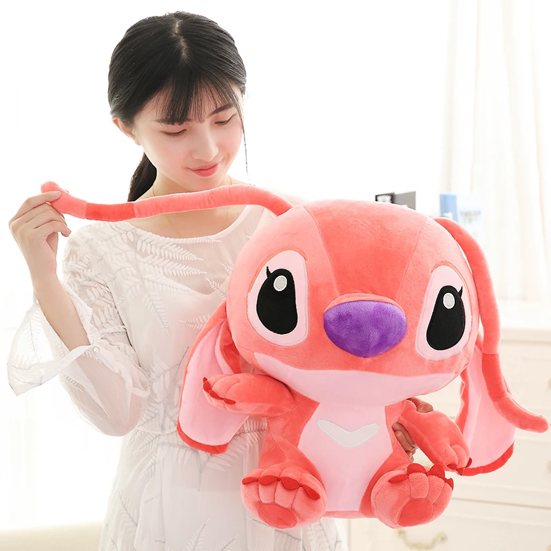 35-65cm Genuine Disney Kawaii Giant Stitch Plush Toy Cute Anime Peripheral Plush Stuffed Doll Children\'s Birthday Christmas Gift