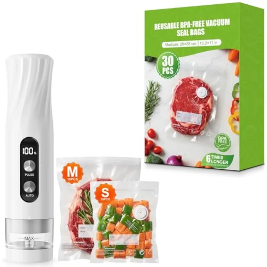 

Vacuum Sealer For Food Set- VM11 Vacuum Sealer + Vacuum Sealer Bags-Medium 10.2 x 11 in