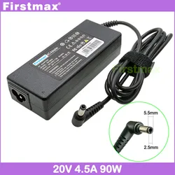 Laptop Charger 20V 4.5A 90W AC Adapter for Fujitsu Amilo V7010 V8010 V8210 Lifebook T4210 T4215 T4220 T4310 T4410 Power Supply
