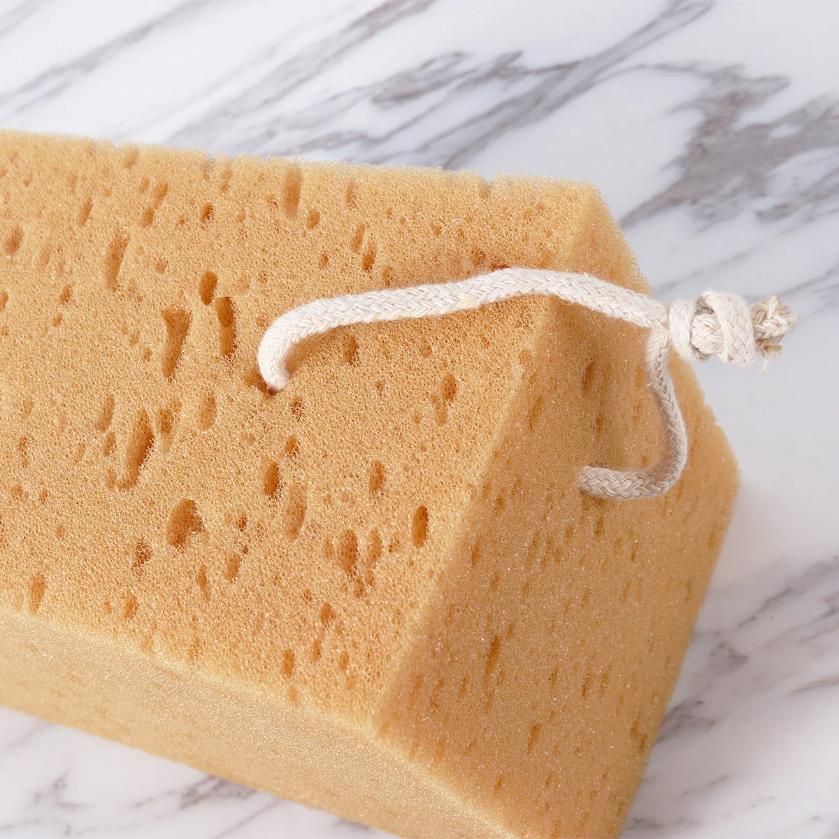 

Car Auto Vehicle Washing Cleaning Sponge Yellow Strong Water Absorption Capacity Easy to Use No Scratch Damage