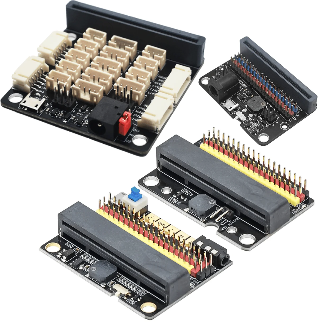 Placa base Microbit V1.0/2,0/3,0, placa de expansión V2, placa adaptadora Horizontal Micro:Bit para educación de programación de niños