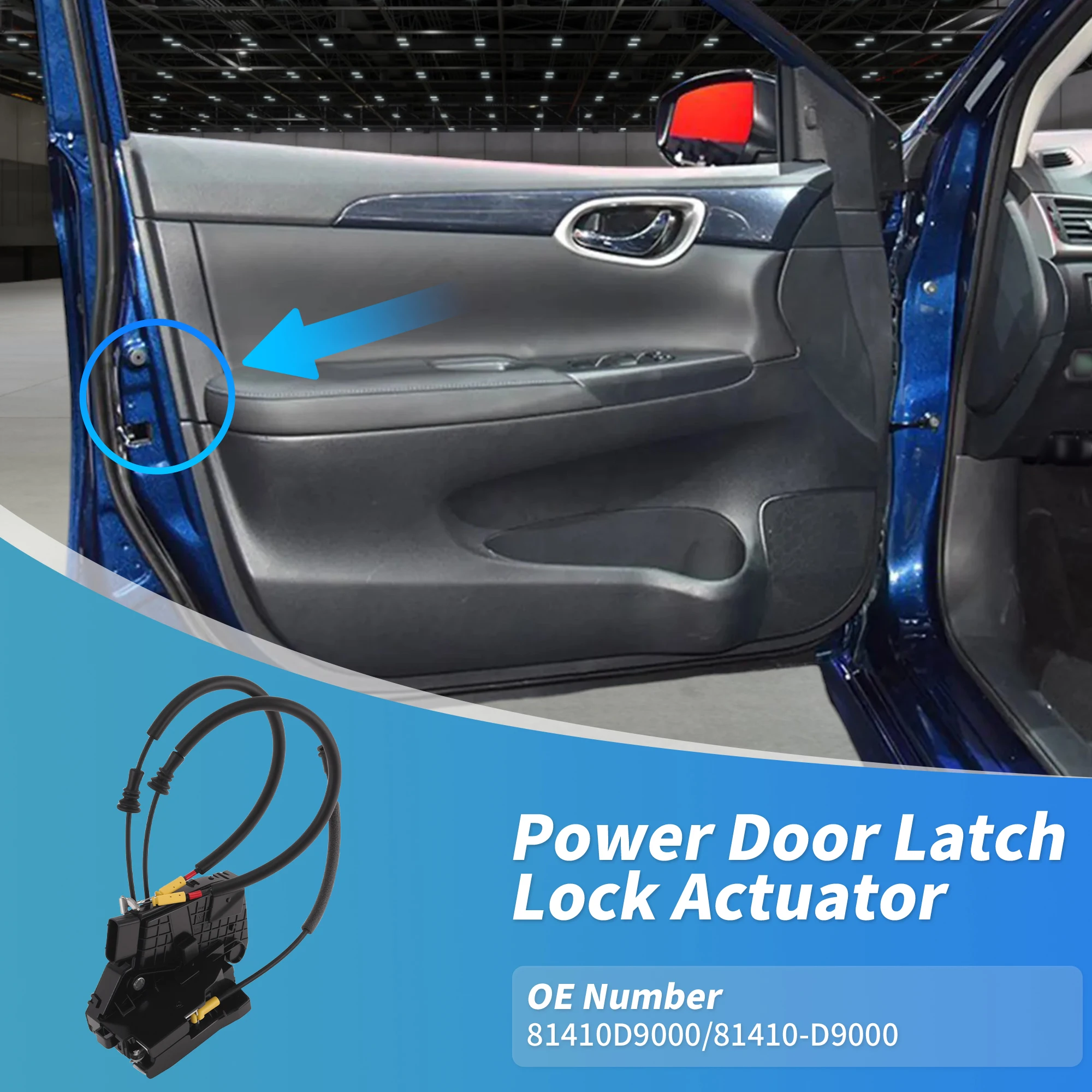 

UXCELL 81410D9000 Rear Seat Driver Side Power Door Lock Actuator for Kia Sportage 17-22