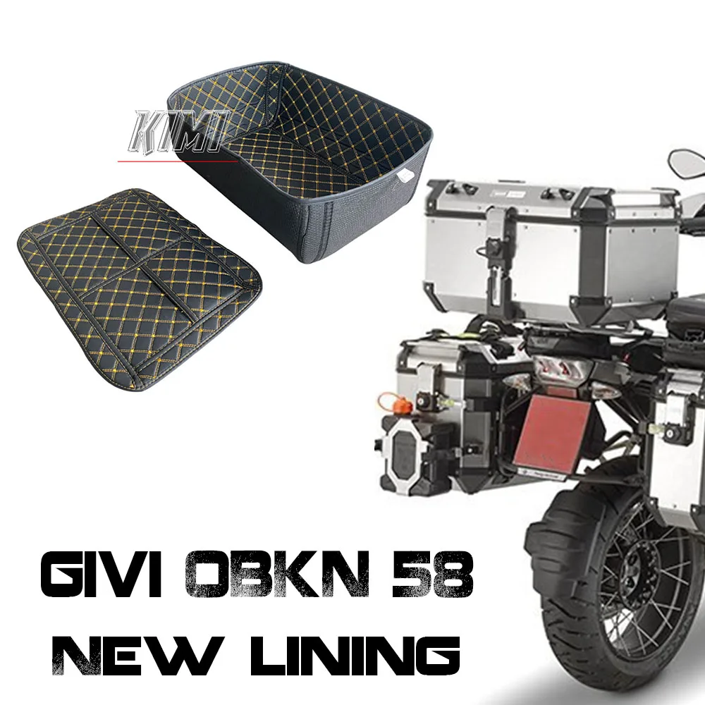 

New lining For GIVI OBKN 58 OBKN58 Motorcycle Trunk Cargo Liner Protector Seat Bucket Pad Storage Box Mat Leather Accessories