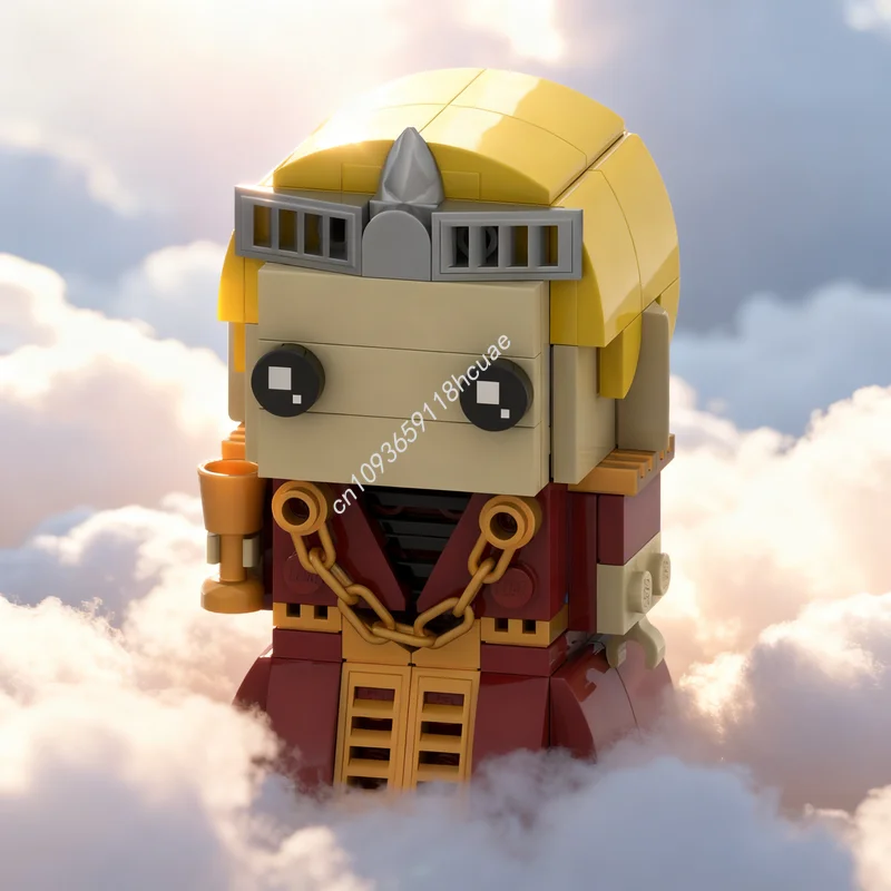 

129 шт. MOC Brickheadz Cersei Lannister Game Троны Модель Строительные блоки Архитектурная идея Игрушки Рождественские подарки Образовательный кирпич