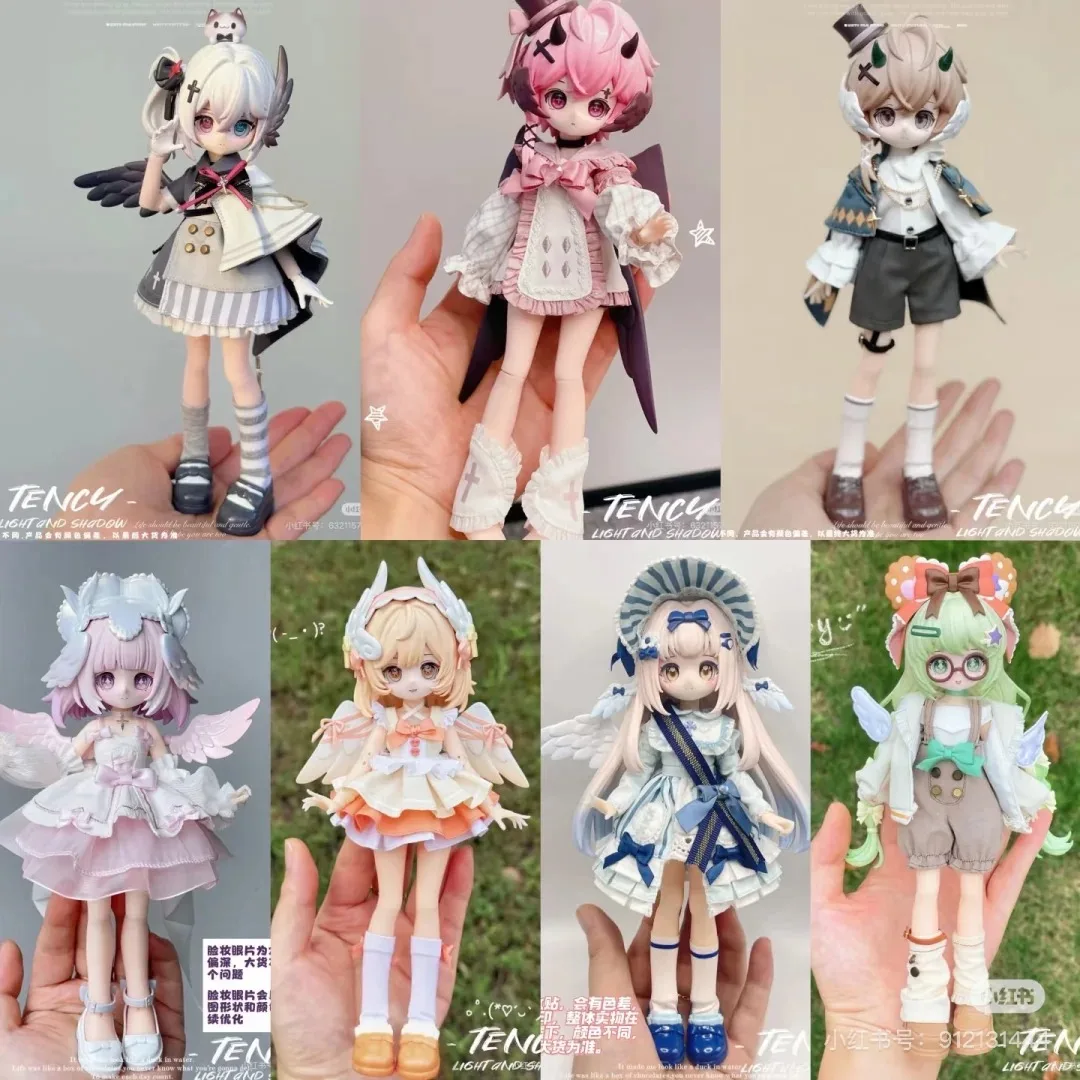

Новая коллекционная кукла BJD 1/8 с подвижными суставами, серия «Свет и тень», в слепой коробке, кавайная аниме-фигурка, сюрприз-бокс, коллекционные игрушки, подарки