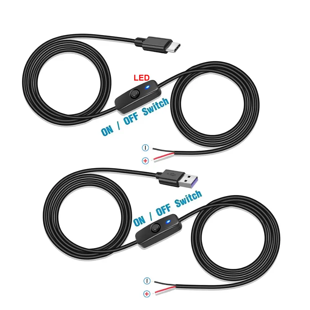 2M Dc 2-Pin Usb Cab…