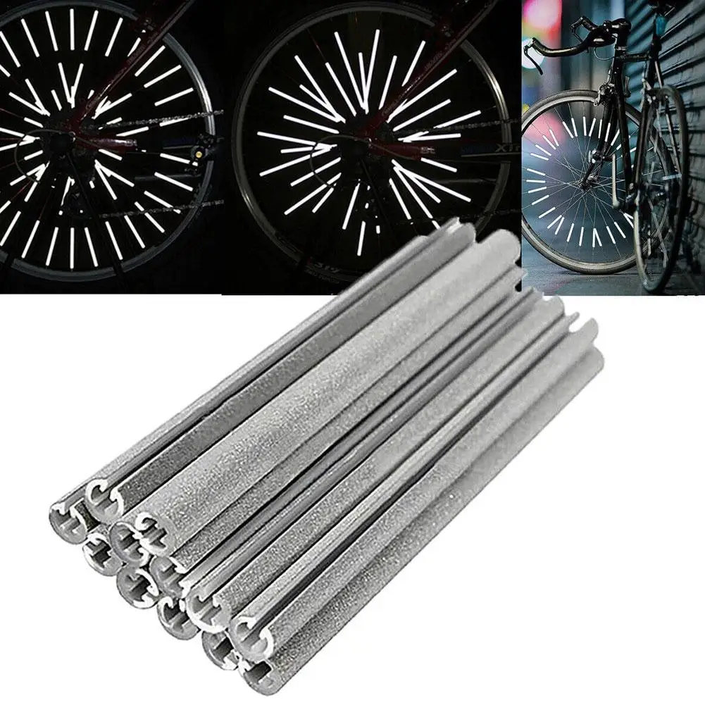 

36pcs Bicycle Spoke Reflector Bicycle Spoke Reflector Is Made Of Reflective Material For Mountain And Road Bikes T5I8