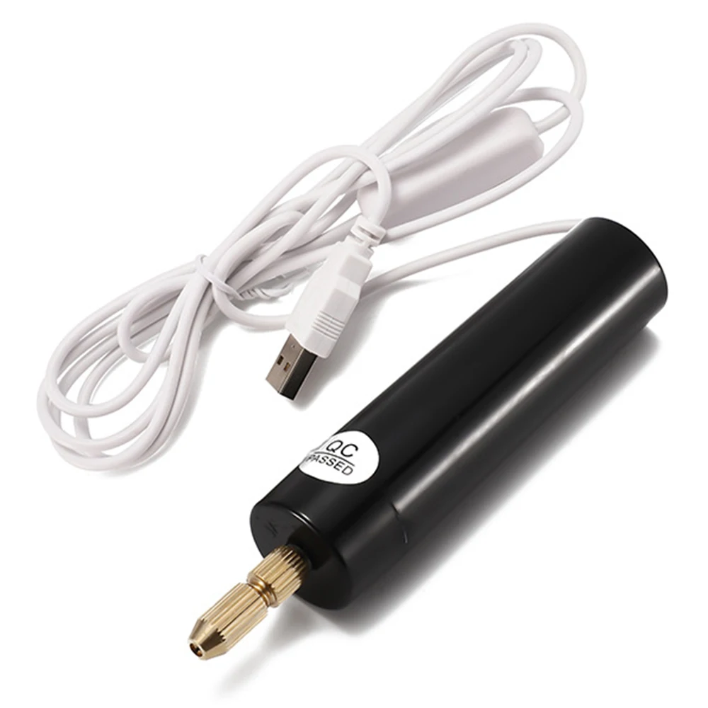 

Portable Mini Electric Drill Pearl Hand Drilled Hole Punching Pen Shaped Electric Grinding For Epoxy Resin Making DIY Wood Craft