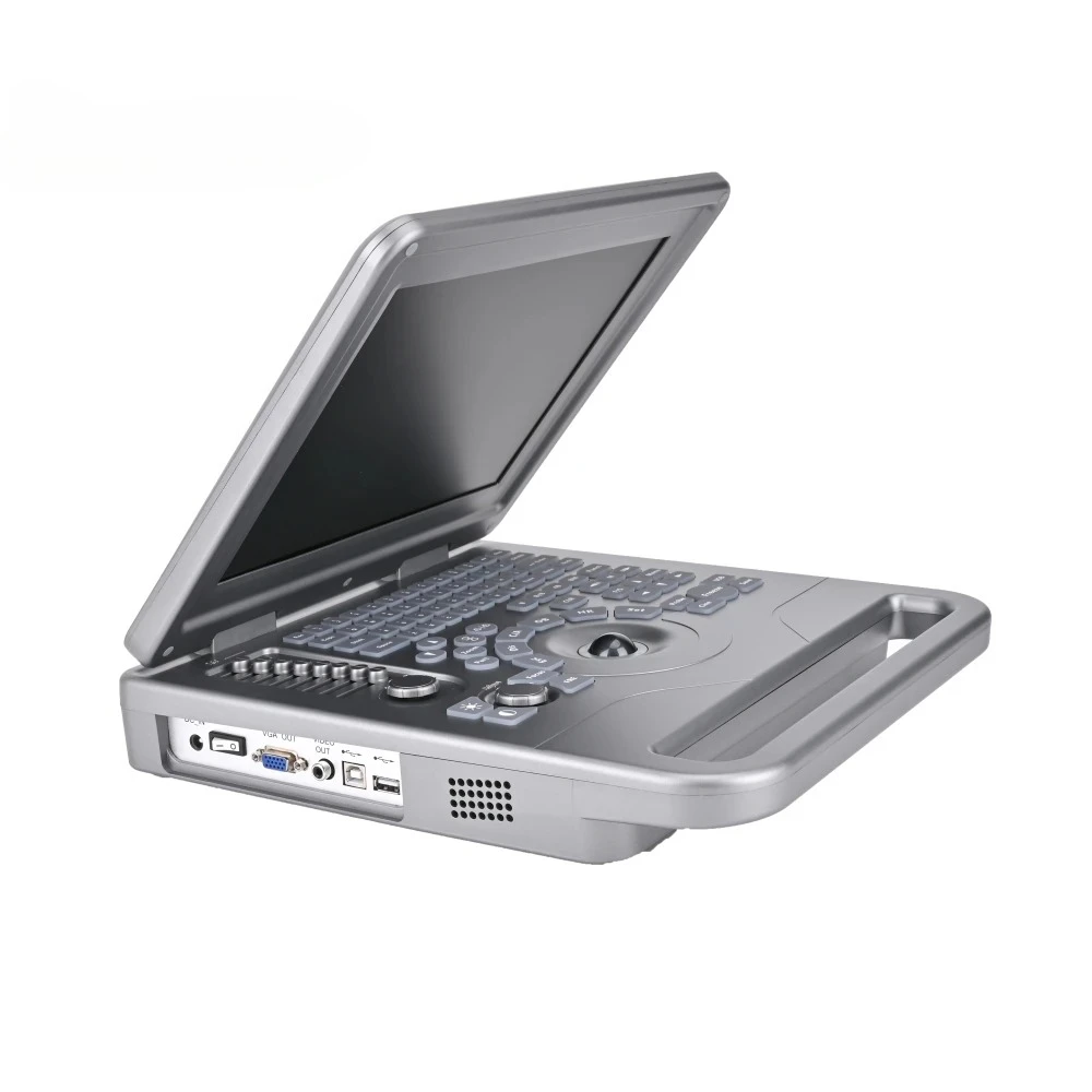 Veterinary Portable Black‑White Ultrasound Scanner, Laptop‑Type B‑Machine for Animal Clinic
