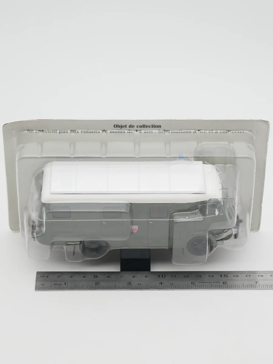 Diecast Ixo 1:43 Scale Berliet CRS French National Security Guard Mobile Police Berliet Police  Military Car Model Alloy Model