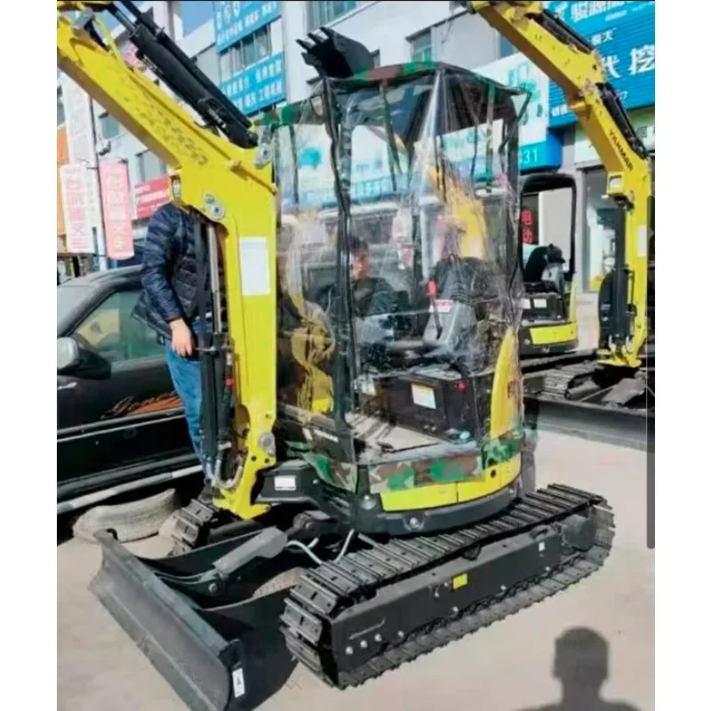 Mini Excavator Car Cover Warm Awning Pvc Windproof For Yanmar 15/17/20/25/27/35