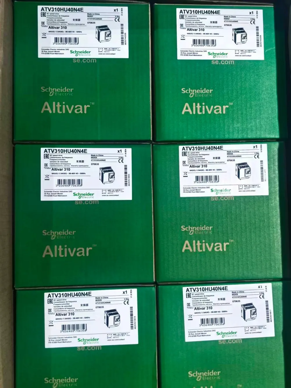 Convertitore di frequenza per carichi pesanti ATV310EATV310HU55N4E ATV310HU75N4E ATV310HD11N4E ATV310HD15N4E ATV310HD18N4E ATV310HD22N4E