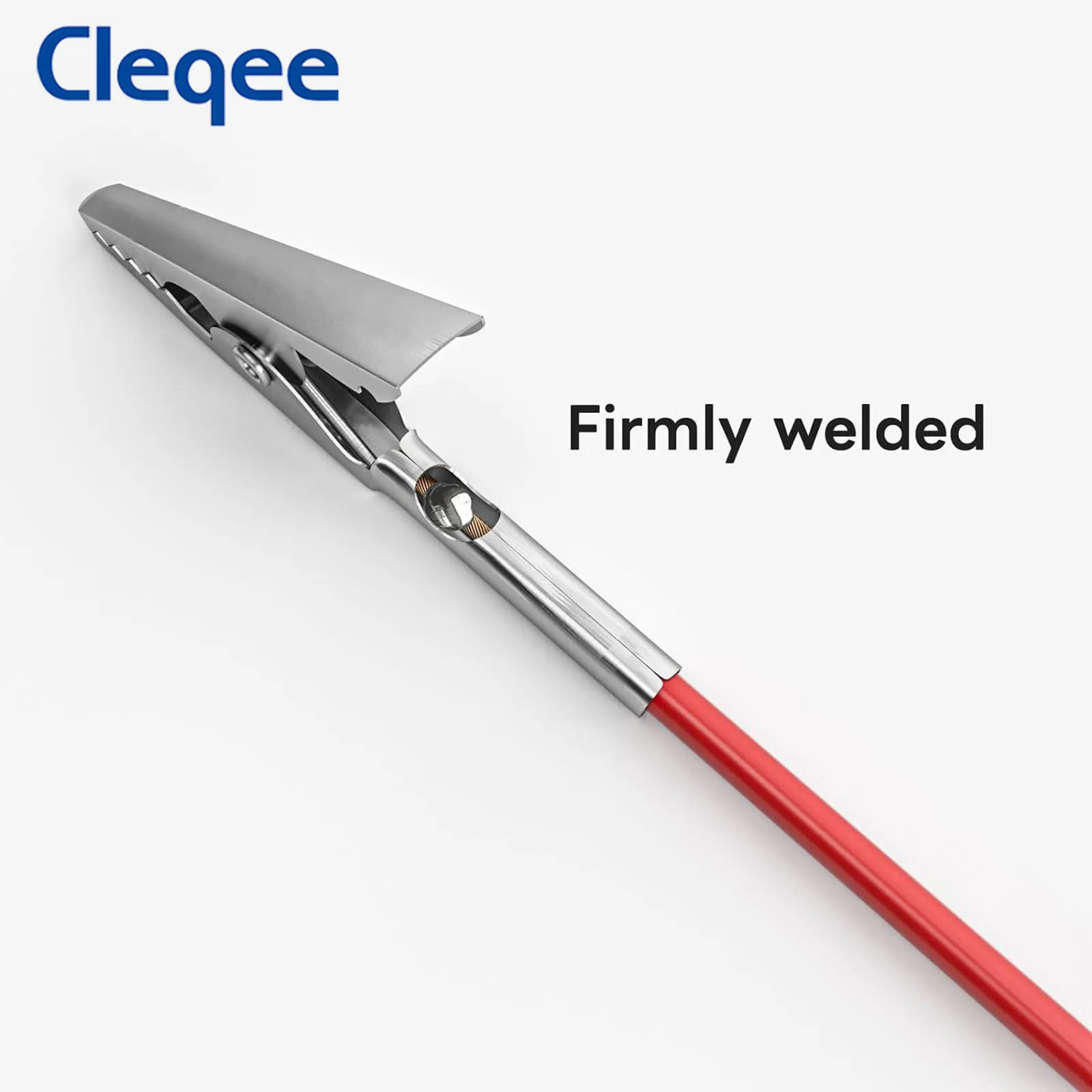 Cleqee P1024 5pcs Dual 4mm Alligator Clip Multimeter Test Leads Crocodile Clip Cable 100cm Line Jumper Wire Electrical Tool