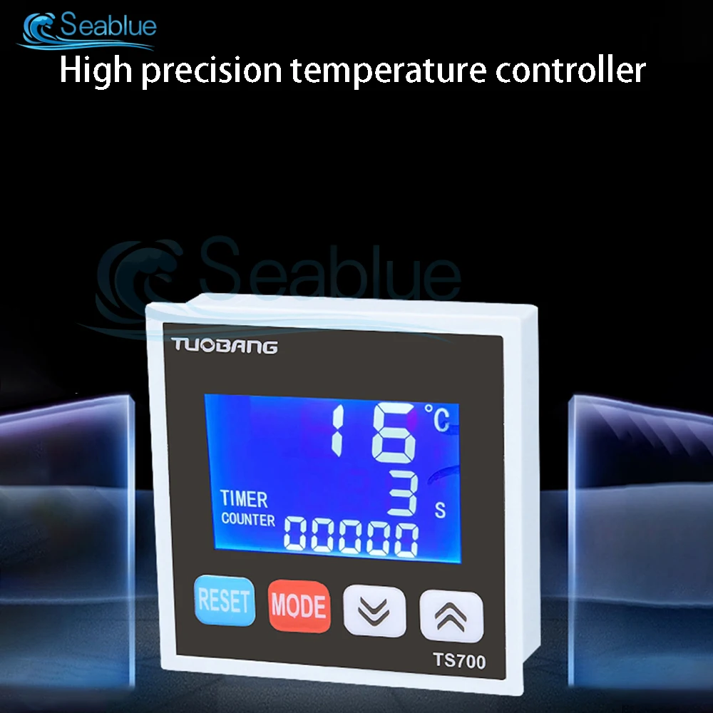 3 in 1 TS700 LED Intelligent Temperature Controller Timer Counter AC 110V 220V Temperature Controller Thermostat  0-999℃