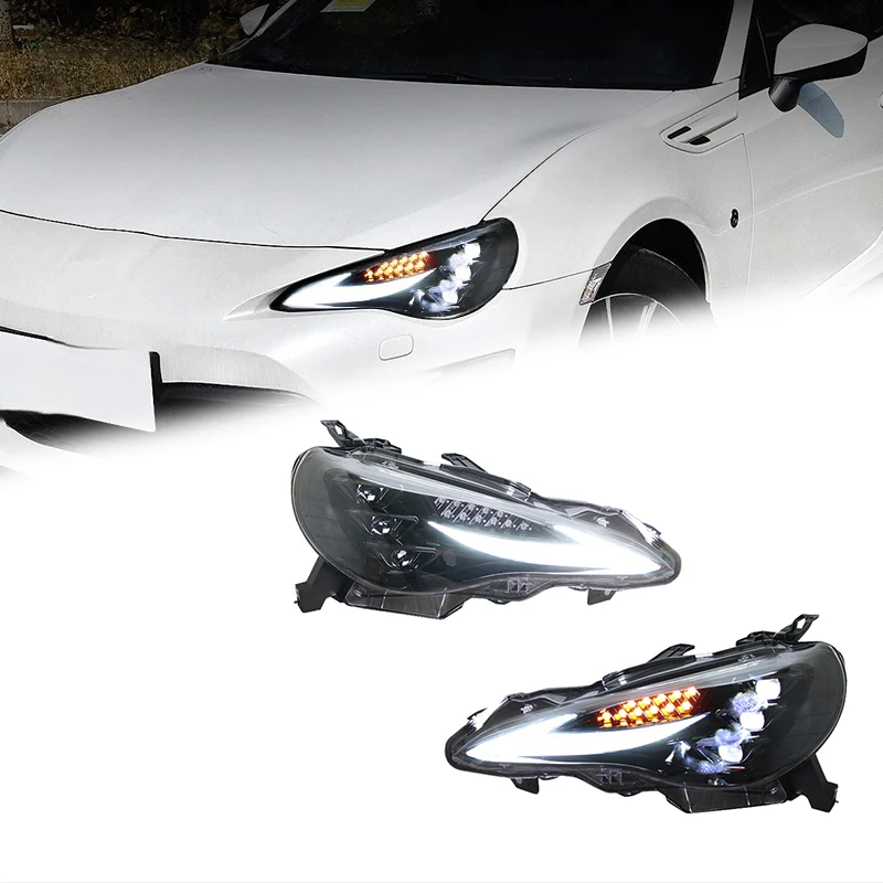 

FT Car Lights For Toyota GT86 & Subaru BRZ 2012-2020 Full LED Projetor Headlamp Daytime Running Light Automotive Accessories