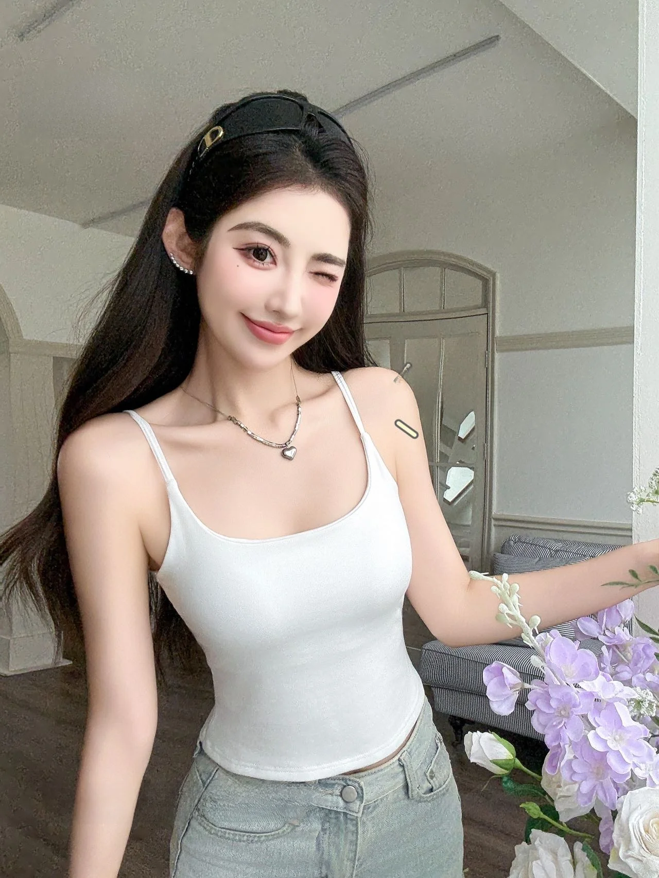 

Sexy Bal Slimming Crop Top Women's Fitn Yoga Vest with Chest Pad Pure Cotton Commute Sle ort Length Color