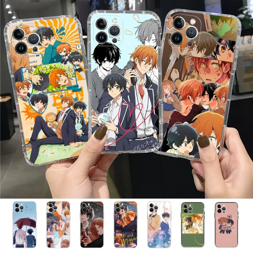 Sasaki and Miyano Phone Case For iPhone 15 14 13 12 Mini 11 Pro XS Max X XR SE 6 7 8 Plus Soft Silicone Cover