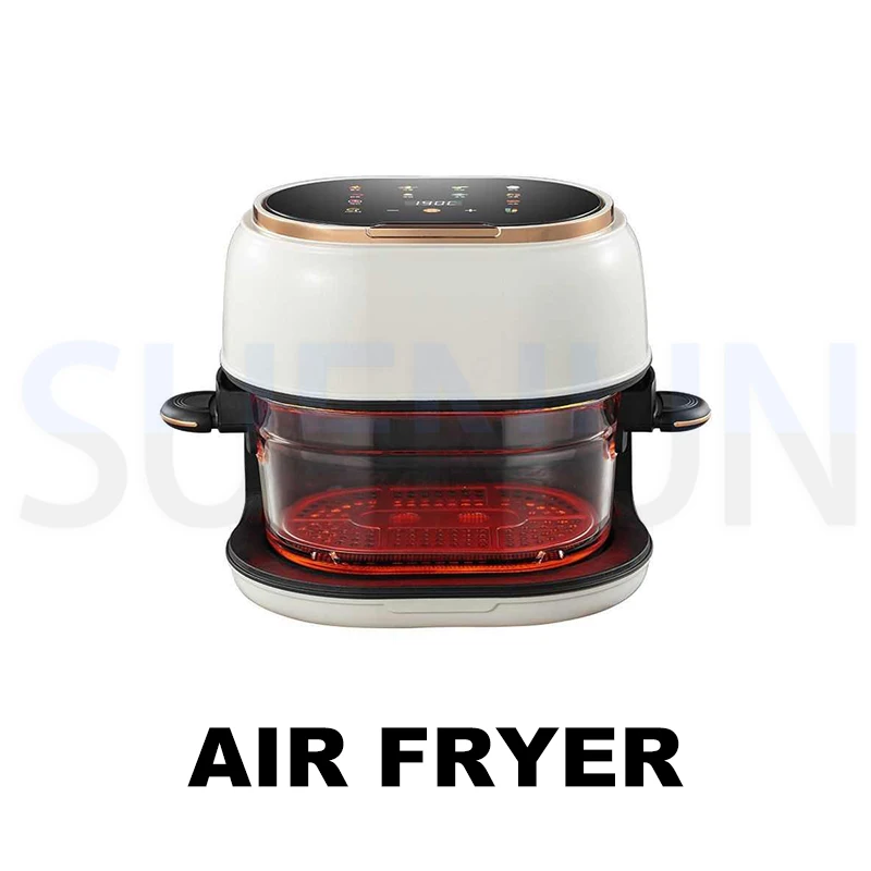 

Electric Air Fryer Intelligent Oil-free Fryer Household Transparent Visible Freidora De Aire Apparecchi Di Cottura 4L