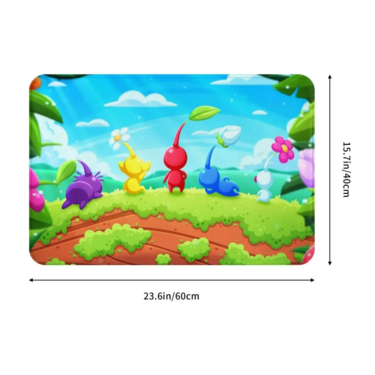 Pikmin Doormat Durable Carpet Rug Kitchen Entrance Home Floor Mat for Living room Footpad Mats