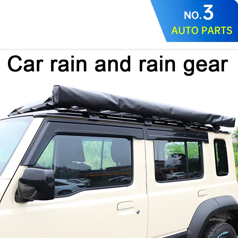 

Car Window Deflector For Suzuki Jimny JB64 Sierra JB74W 2019 2024 5 Door Window Rain Window Visor Weathershield Sun Rain Guard