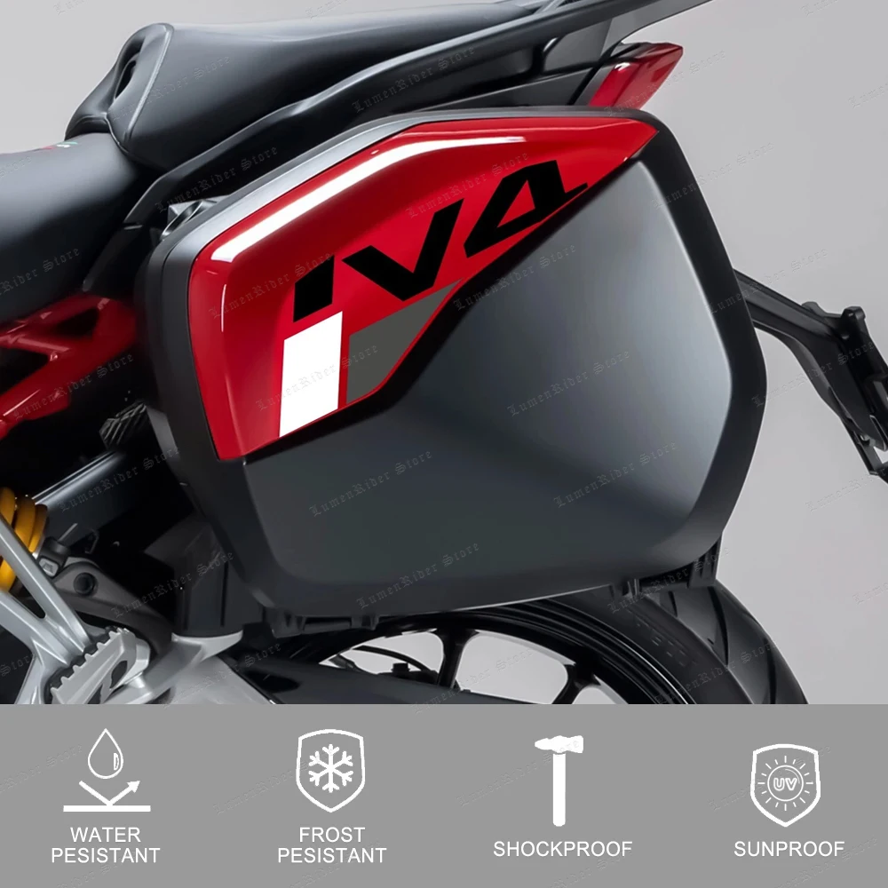 For Ducati Multistrada V4S V4 S Touring Motorcycle Vario Case Sticker Side Boxes Panniers Luggage Protection Decals