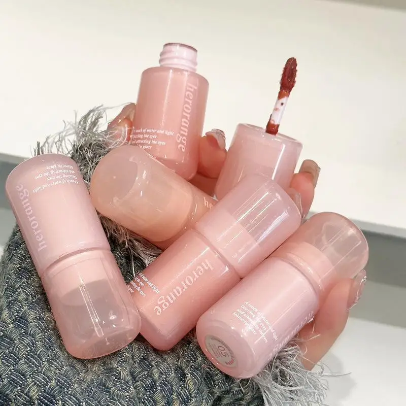 1Pc HERORANGE Mirror Water Lip Gloss – Crystal Jelly Lipstick – Hydrating Plumping Moisturizing Lip Tint – Long-Lasting Lip Care
