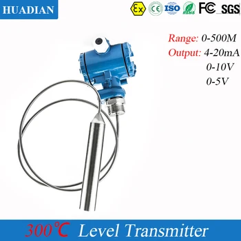 1M 2M 3M 5M safety high temperature 0-5-10v 4-20ma LED display submersible level sensor for diesel tank