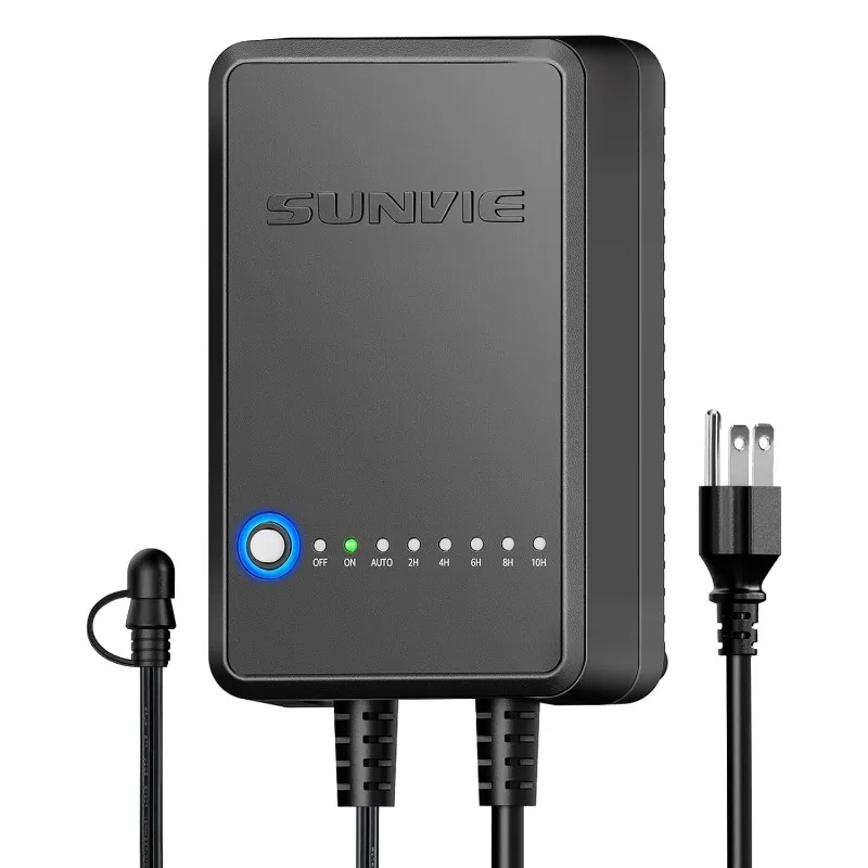 

SUNVIE 60W Low Voltage Landscape Transformer with Timer and Photocell Sensor, 120V AC to 12V DC Landscape Lighting Transformer W