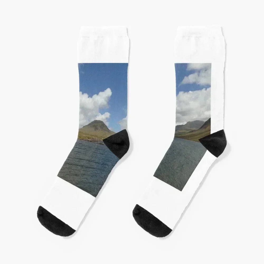 Wast Water, Cumbria Socks soccer anti-slip FASHION luxury gift Boy Socks Women's