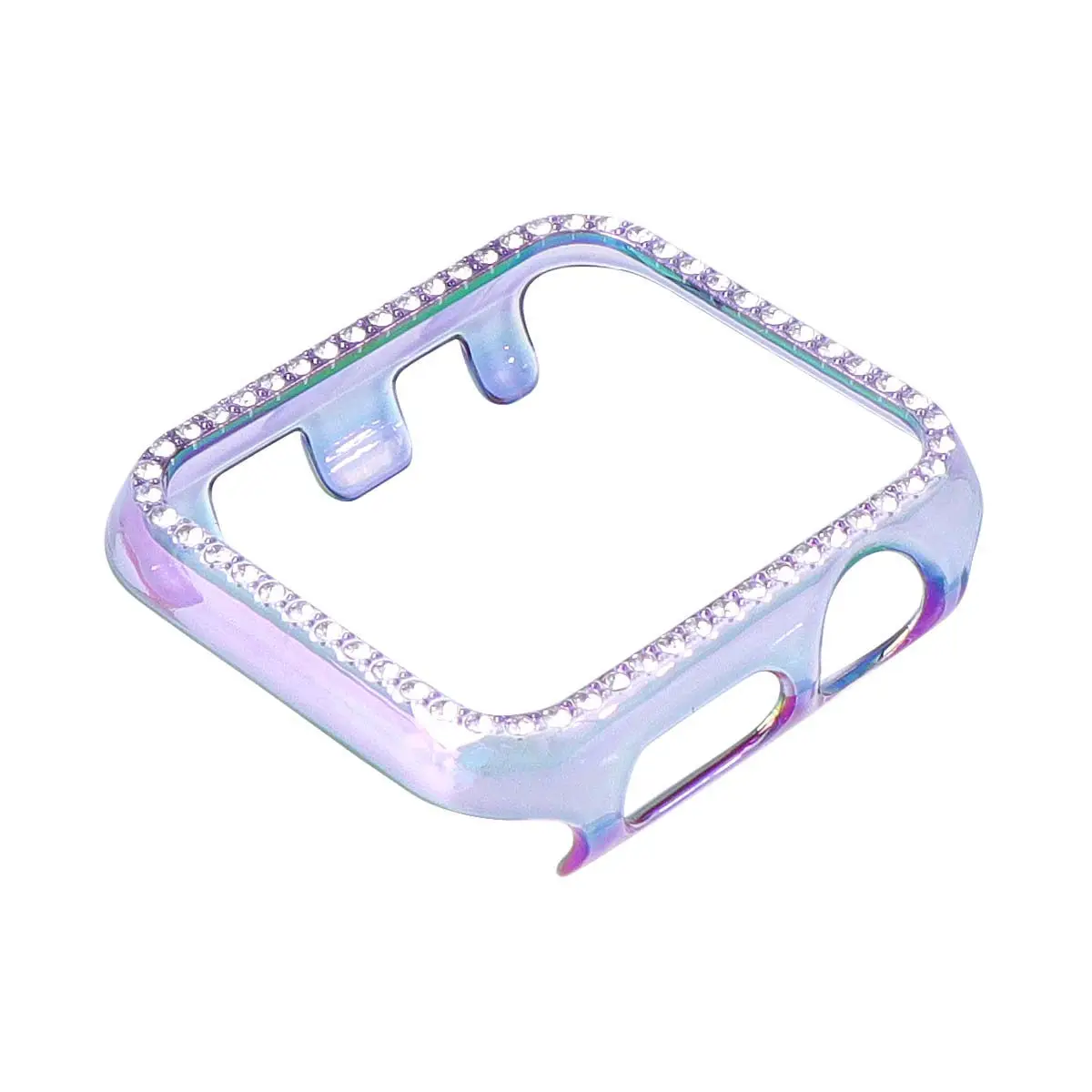 

Transparent Colorful Watch Protective Case Lightweight Chic Cover Compatible 40Mm Stylish Watch Shell Frame