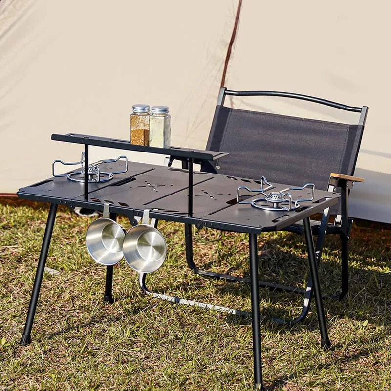 igt-軍事戦術折りたたみテーブル軽量アルミ合金多機能実用的なピクニックテーブル屋外キャンプ用品