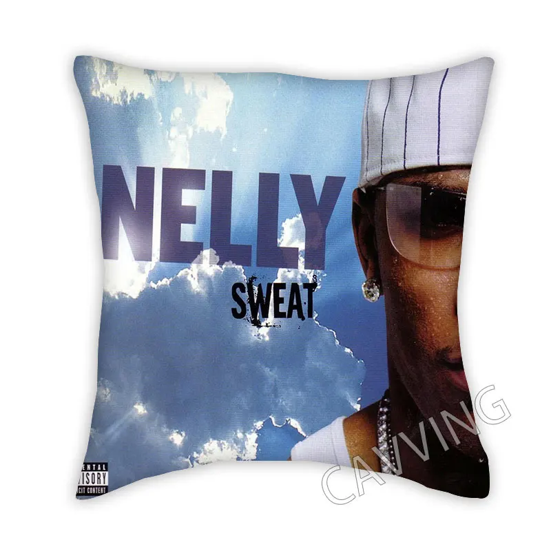 Nelly  3D Printed  Polyester Decorative Pillowcases Throw Pillow Cover Square Zipper Cases Fans Gifts Home Decor