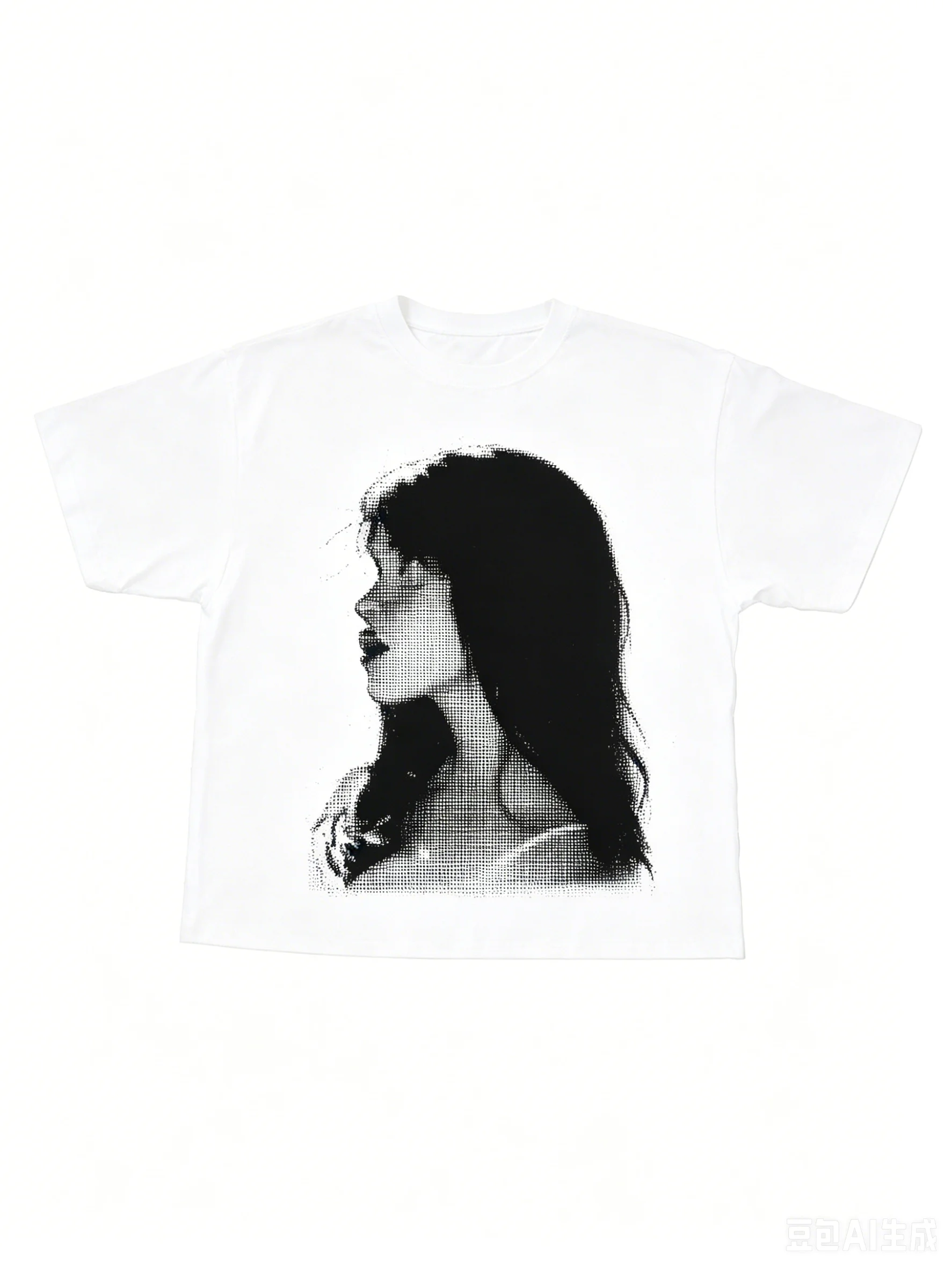 Nessa Barrett Portrait T-Shirt, Signature Face Print Short-Sleeve Shirt, 100% Cotton All-Season Couple T-Shirt Graphic T Shirts