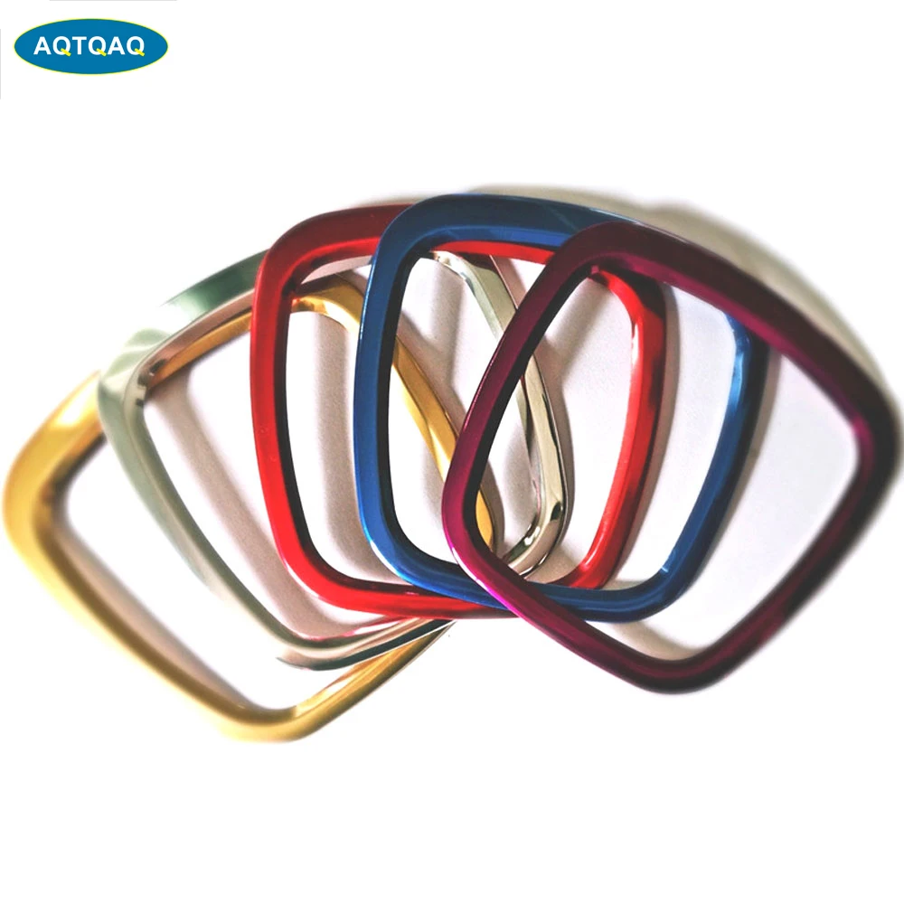 

1Pcs Car Steering Wheel Cover Aluminum Alloy Decoration Frame for A3 4L 6L Q3 Q5 Multi Colors