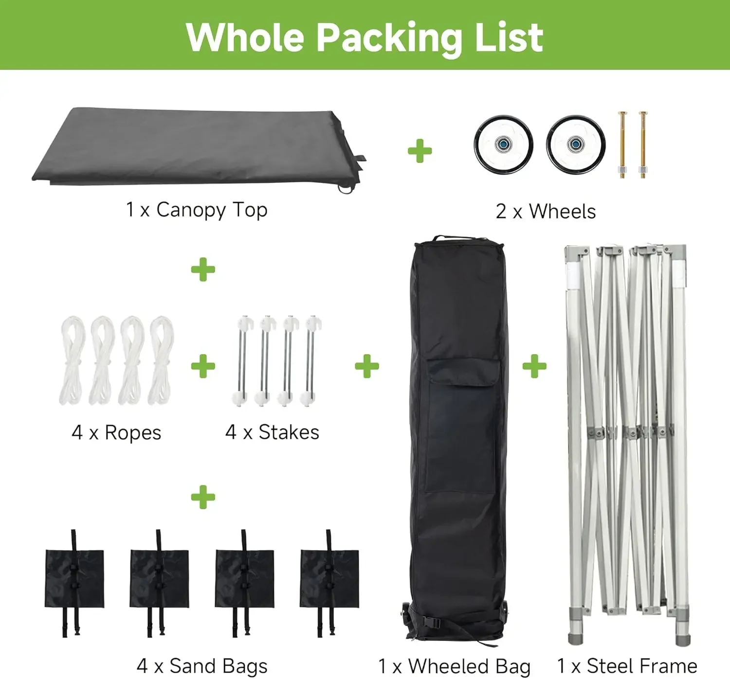 10x15ft فناء سهل الإعداد المنبثقة المظلة التجارية الثقيلة، خيمة المظلة للمناسبات الخارجية المأوى المحمولة الفورية #3