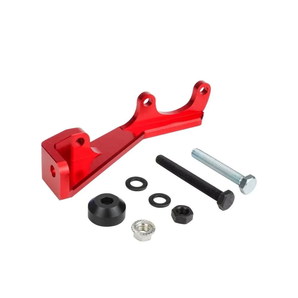 Nowy Styl Mocowanie Pompy Sprzęgła Metalowe Wytrzymałe Subaru WRX STI 2008-2014 Impreza 2008-2011 Aluminiowy Uchwyt Czerwony