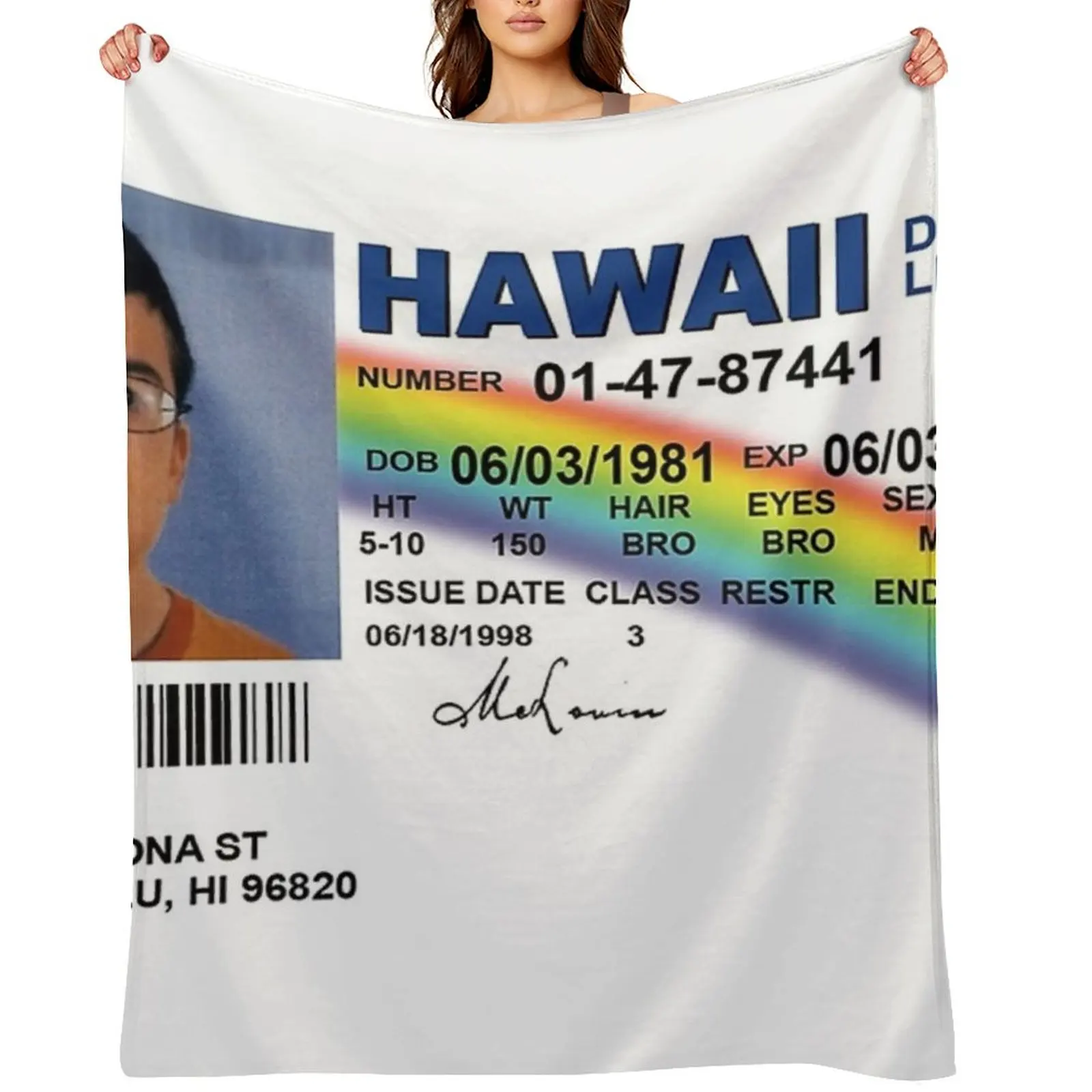 

surat izin Throw Blanket Blankets For Bed funny gift heavy to sleep Blankets Sofas Of Decoration Blankets