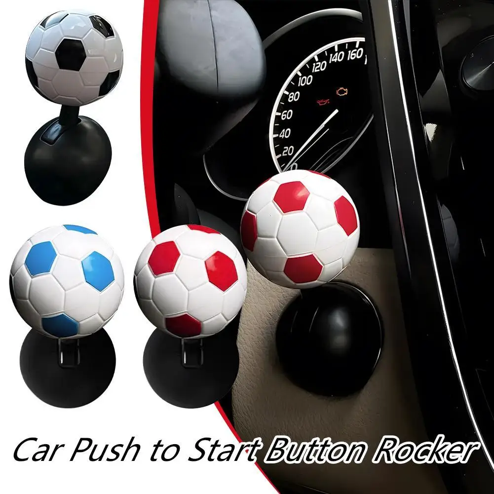 Carro Push to Start Button, Rocker One Button, Engine Start, Stop Button, Joystick, Automotive Decorative Lever